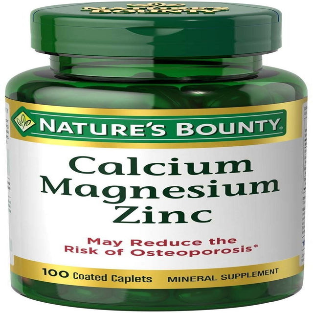 Nature'S Bounty Calcium-Magnesiuim-Zinc, 100 Caplets