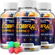 3 Pack Cobrax Gummies for Men - Official - Cobra X Advanced Formula Performance Gummy Maximum Strength Supprot Supplement 180 Gummies