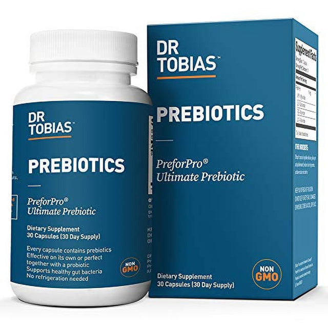 Dr. Tobias Prebiotic - Vegan, Non-Gmo, 30 Day Supply - Supports Digestive Health