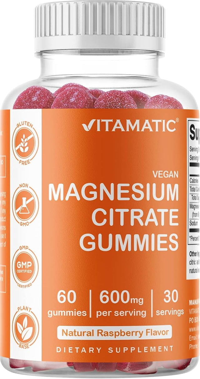 Magnesium Gummies & Apple Cider Vinegar Gummies - 60 Vegan Gummies Each