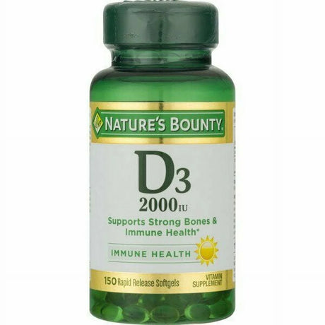 Vitamin D3 -2000 IU, 150 Softgels