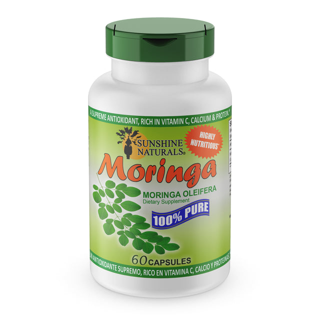 Sunshine Naturals Moringa Oleifera Capsules, 800 Mg, 60 Ct