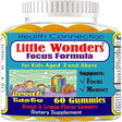 Brain Booster Supplement Focus Gummies for Kids & Teens Brain Support Gummy 60 Gummies