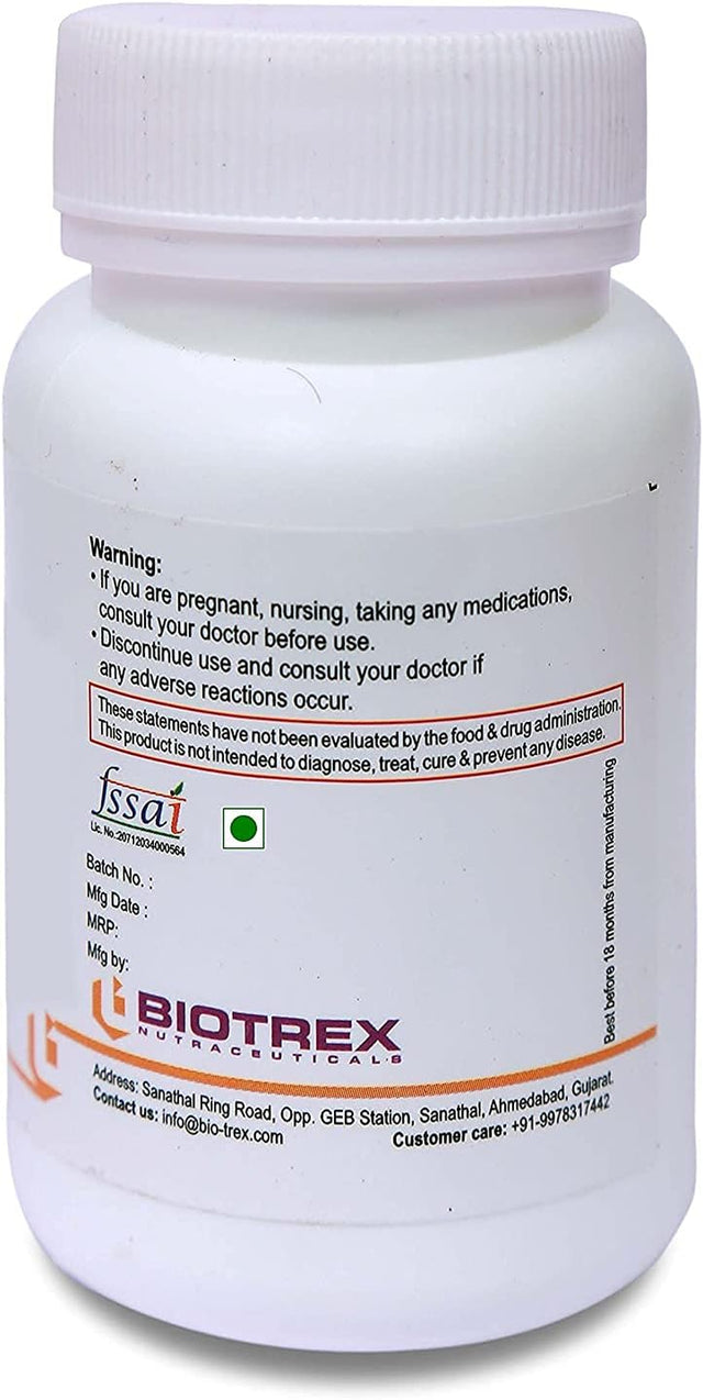 Biotrex Nutraceuticals Ginkgo Biloba 60Mg - 60 Capsules