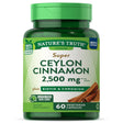 Cinnamon Capsules | 2500Mg | plus Chromium & Biotin | 60 Count | Non-Gmo & Gluten Free Supplement | by Nature'S Truth