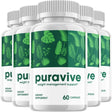 5 Pack Puravive Extra Strength Pills - Official - Keto Puravive Advanced Formula Raspberry Ketone Dietary Support Supplement Pureviva Men Women 300 Capsules