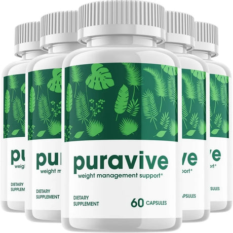 5 Pack Puravive Extra Strength Pills - Official - Keto Puravive Advanced Formula Raspberry Ketone Dietary Support Supplement Pureviva Men Women 300 Capsules