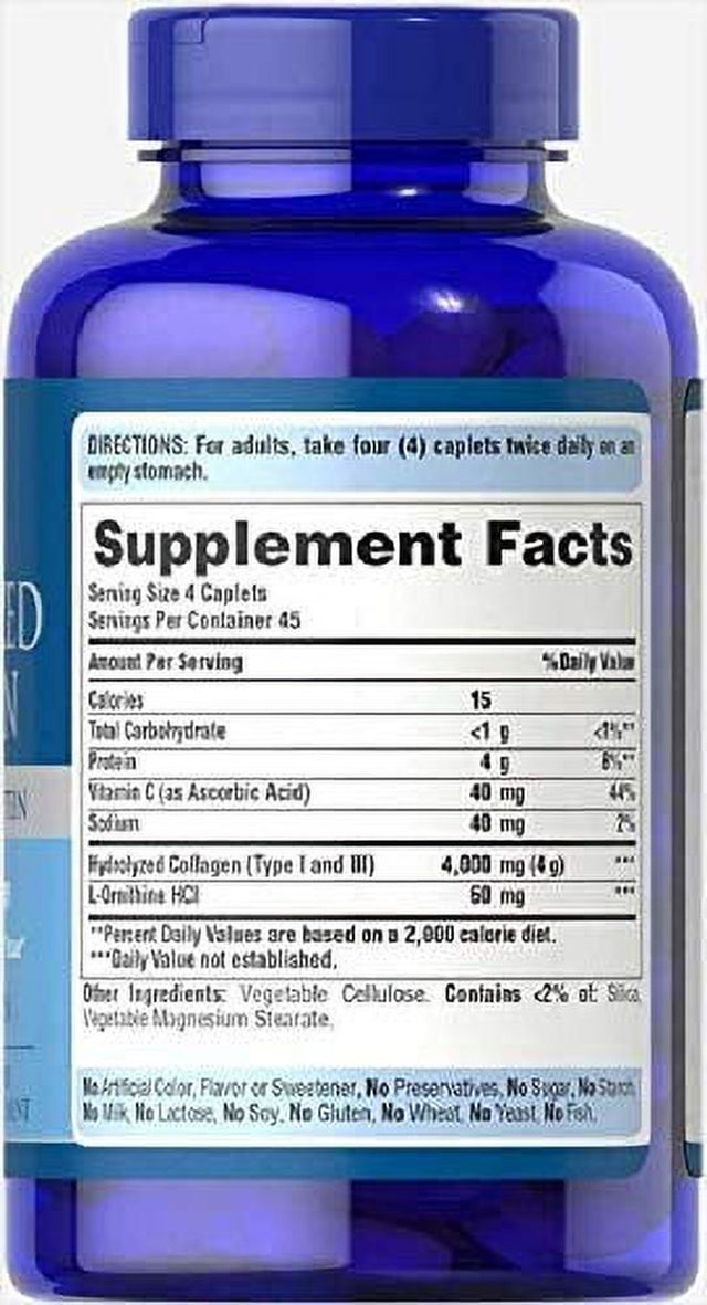 Puritan'S Pride Hydrolyzed Collagen 1000 Mg