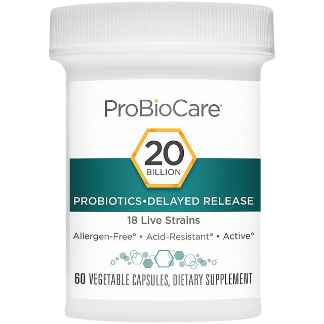 Probiotic - 20 Billion Cfus - Supports Digestive Health (60 Vegetable Capsules)