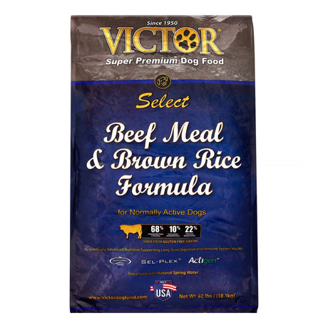 Victor Select Beef & Rice Dry Dog Food, 40 Lb