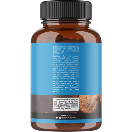 Nature’S Craft Ceylon Cinnamon Supplement 1000Mg per Serving - Organic Ceylon Cinnamon Powder Memory Supplement for Brain Support - 60Ct Tablets