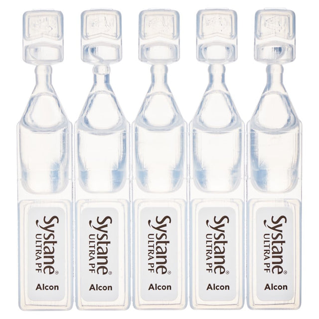 Systane Ultra Lubricant Eye Drops for Dry Eye Symptoms, 25 Preservative-Free Single Use Vials