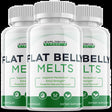 (3 Pack) Flat Belly Melts - Keto Weight Loss Formula - Energy & Focus Boosting Dietary Supplements for Weight Management & Metabolism - Advanced Fat Burn Raspberry Ketones Pills - 180 Capsules