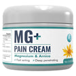 Mars Wellness MG+ Pain Cream - Extra Strength Magnesium and Arnica Cream - 4 OZ Tub - Sore Legs and Joints, Leg Cramps, Sports and Arthritis Pain Rub