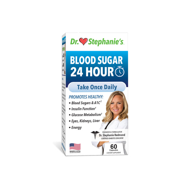 Dr. Stephanie'S A1C Double Pack- Blood Sugar 24 Hour + Carb & Sugar Blocker - Supplements