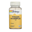 Solaray Vitamin B-Complex, Healthy Energy & Red Blood Cell Formation Support & More, 100 Servings, 100 Vegcaps