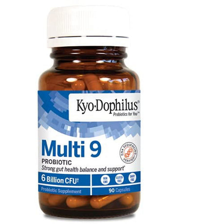 Kyolic Kyo-Dophilus Multi 9 Probiotic, for Strong Gut Health Balance and Support, 90 Capsules Total