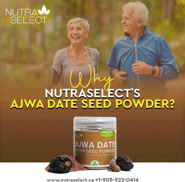 Ajwa Date Seed Powder – Unroasted – 100G – All Natural Nutrition Powder – (Vegan/Non-Gmo/Gluten Free) Proudly Canadian Product