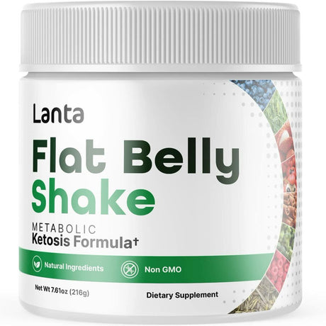 Flat Belly Shake Powder,Weight Loss,Fat Burn,Appetite Control Supplement - 216Gm