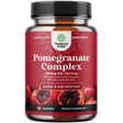 Pomegranate Extract Capsules Antioxidant Supplement - Natural Pomegranate Capsules for Heart Health Joint Support and Pre Workout for Men and Women - Nitric Oxide Supplement with Brain Health Vitamins