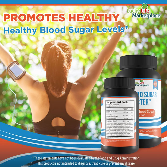 Pro Blood Sugar Blaster - Natural Blood Health Support Supplement with Green Tea, Berberine, & Cinnamon - Premium Antioxidant Ingredients - Immune Health Support - Promote Healthy Blood Flow