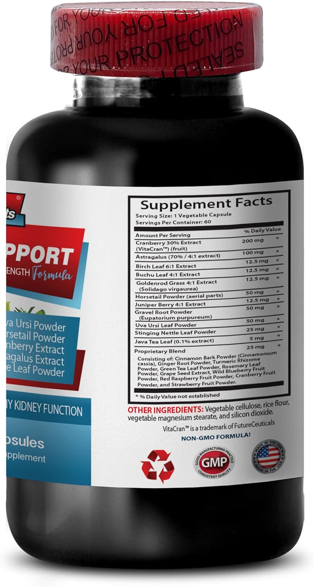 Antiaging Pills - Kidney Support - Birch Leaf, Kidney Support, Kidney Support Supplements, Kidney Cleanse, Herbal Kidney Cleanse, Cranberry Supplement, Astragalus, Astragalus Root 2 Bottles 120 Caps