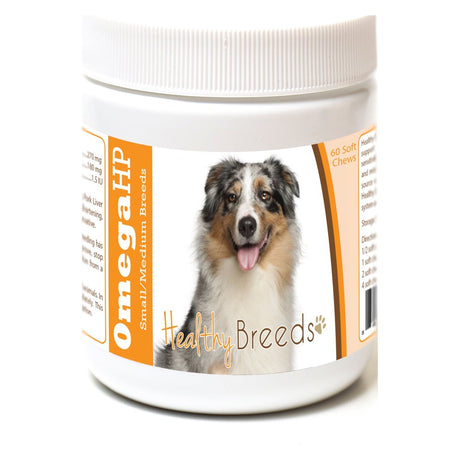 Healthy Breeds Australian Shepherd Omega HP Fatty Acid Skin and Coat Support Soft Chews