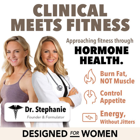 Skypharm Her Fitness - Daily Women’S Boost for Weight Management & Exercise Support - Promotes Hormone Balance