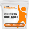 Bulksupplements.Com Hydrolyzed Collagen (Chicken) Powder - Keto Collagen Powder - Collagen Peptides Powder for Women - Pure Collagen (100 Grams - 3.5 Oz)