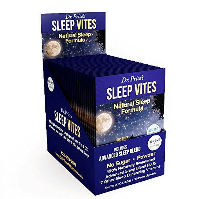 Sleep Vites: Rest and Sleep Support Formula (30 Powder Packets) Drink Mix | Dr. Price'S Vitamins