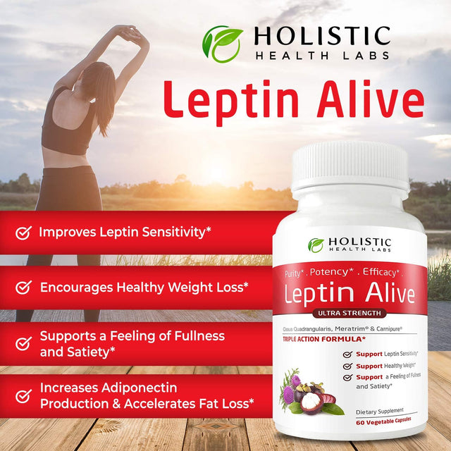 Maximum Leptin Weight Management for Women, Extra Strength - Meratrim, Carnipure and Cissus Quadrangularis Natural Metabolism Support and Cravings Management. 60 Veggie Capsules