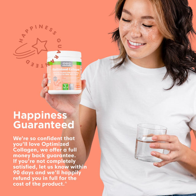 Naturenetics Hair, Skin & Nails Collagen Peptides Powder - Patented & Clinically Studied - Paleo, Keto, Non-Gmo, Gluten-Free, Unflavored - 60 Day Supply