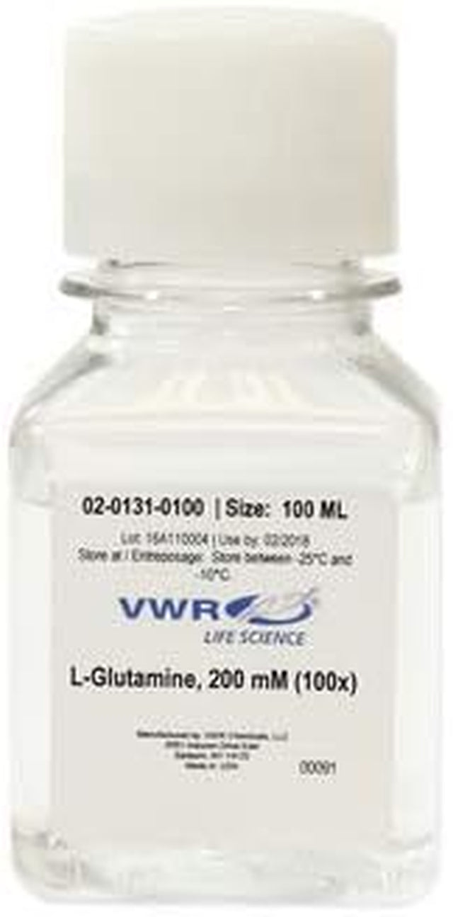 VWRV02-0131-0100 - Size : 100 Ml - L(+)-Glutamine 200 Mm 100X - Case of 48 (100Ml)