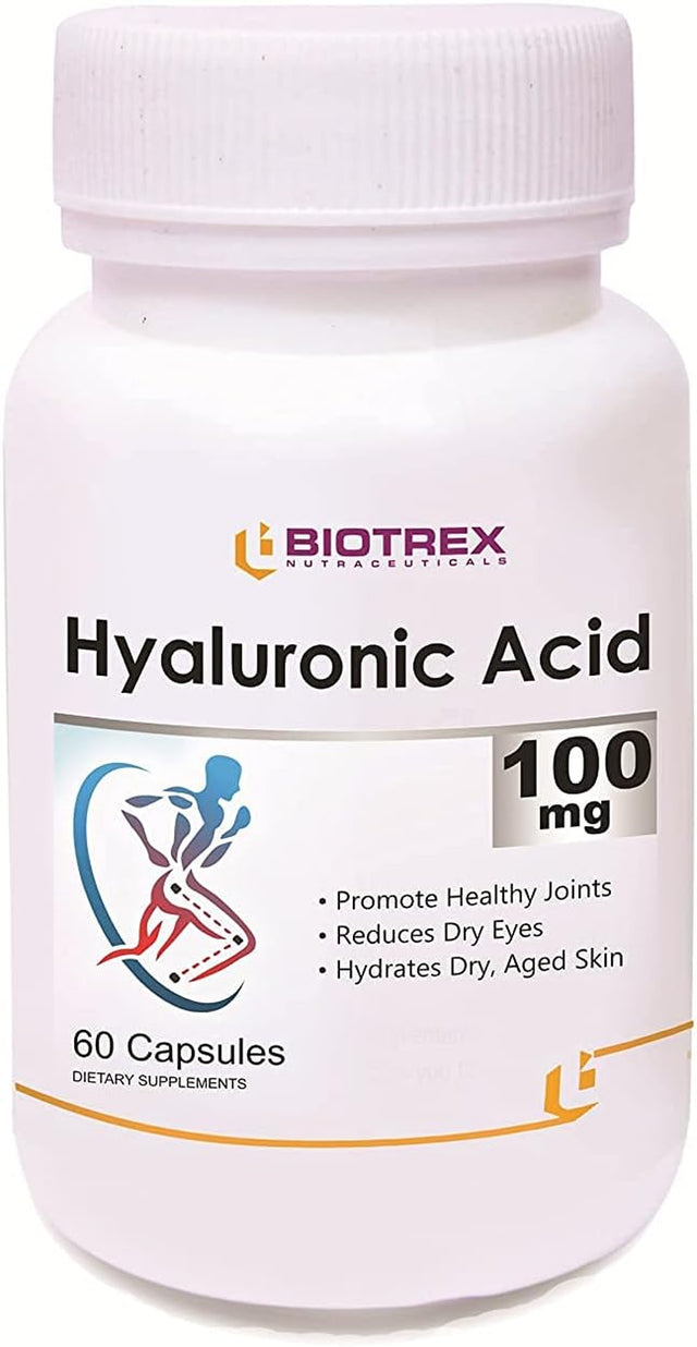 Biotrex Nutraceuticals Hyaluronic Acid 100Mg - 60 Capsules