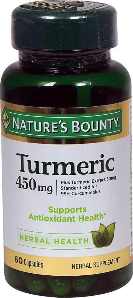 Natures Bounty Turmeric -- 450 Mg - 60 Capsules