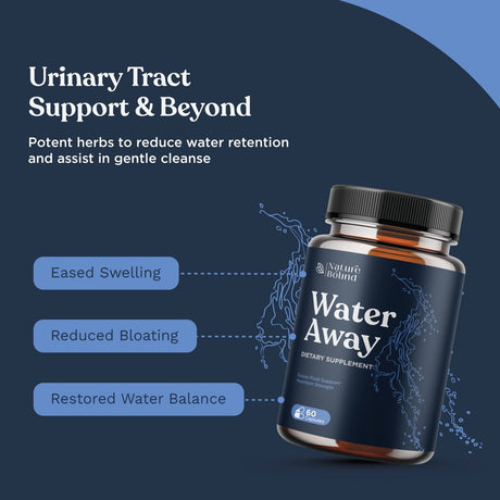 Water Weight Loss Pills for Women and Men - Maximum Strength Diuretic Pills for Water Retention - Fast Acting Water Retention Pills for Women Weight Loss Urinary Tract Health and Kidney Support