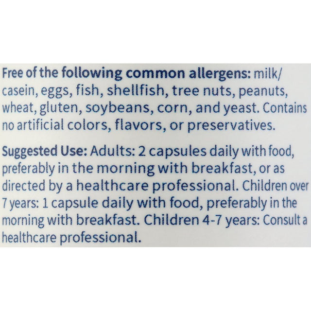 Klaire Labs Acumen - Cognitive Support Supplement with Bacopa Monnieri Extract - Memory Support - Gluten-Free & Hypoallergenic Bacopa Capsules for Adults & Kids 7+ (60 Capsules)