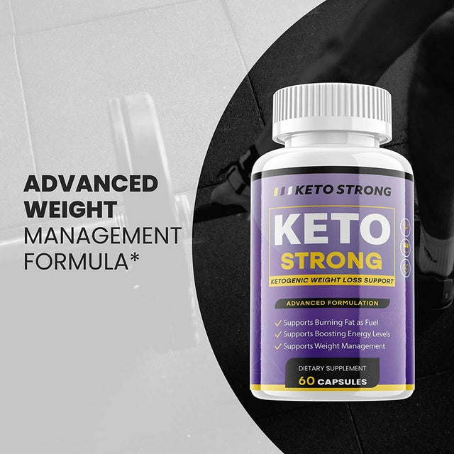 (3 Pack) Keto Strong - Keto Diet Pills - Max Strength - Natural Ketogenic Fat Burner - Advanced Weight Loss & Appetite Suppressant – Diet Pill Boost Energy & Metabolism