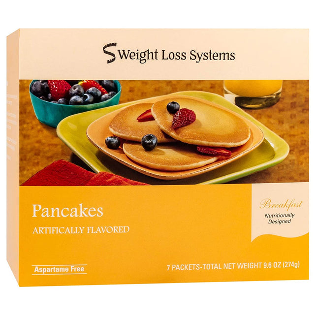 Weight Loss Systems - Pancakes - Low Sugar, High Protein, 7 Ct