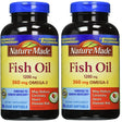 Nature Made Fish Oil 1200 Mg 200 Liquid Softgels - 2 Pack