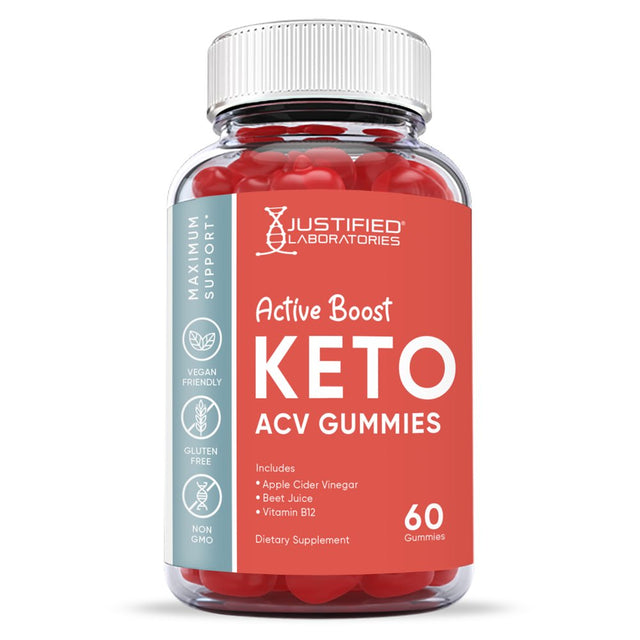 (5 Pack) Active Boost Keto ACV Gummies 1000MG Dietary Supplement 300 Gummys