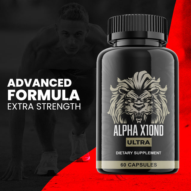 (3 Pack) Alpha X10ND Ultra - Dietary Supplement - 180 Capsules