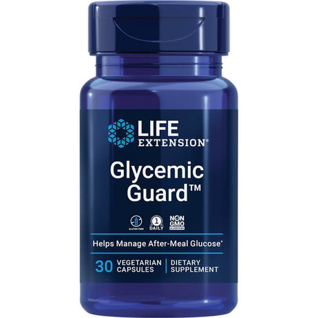 Life Extension Glycemic Guard – Glucose Metabolism Supplement – with Maqui Berry and Clove Extract - Gluten-Free, Non-Gmo, Once-Daily, Vegetarian – 30 Capsules