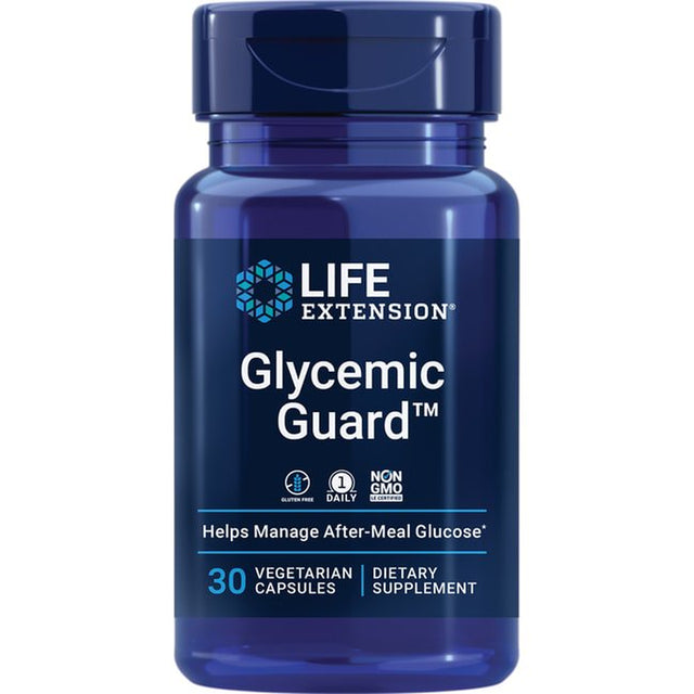 Life Extension Glycemic Guard – Glucose Metabolism Supplement – with Maqui Berry and Clove Extract - Gluten-Free, Non-Gmo, Once-Daily, Vegetarian – 30 Capsules