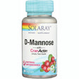 Solaray D-Mannose W/ Cranactin Cranberry Extract 1000Mg W/ Vit C , Healthy Urinary Tract Support (60 CT)