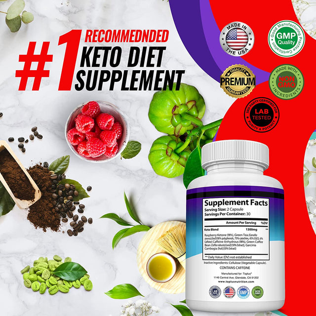 Keto Boost Diet Pills Ketosis Supplement - Natural Exogenous Keto Formula Support Energy & Focus, Advanced Ketones for Ketogenic Diet, for Men Women