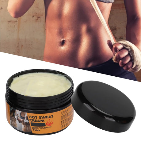 120G Hot Sweat Cream, Firming Body Lotion for Women and Men and Body Sculpting Cellulite Workout,Improve Exercise Efficiency Soothe Muscles Burn Calories Slimming Gel for Fitness People