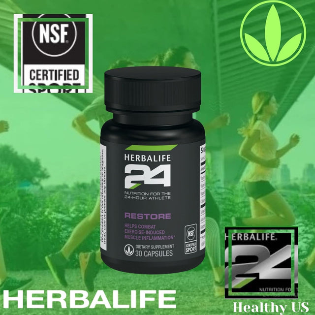 Herbalife 24 - Restore - Nutrition for the 24-Hour Athlete (Restore) 30 Capsules