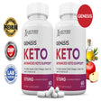 (2 Pack) Genesis Keto ACV Pills 1275Mg Alternative to Gummies Dietary Supplement 120 Capsules