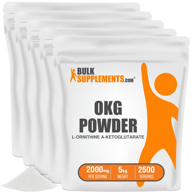 Bulksupplements.Com L-Ornithine A-Ketoglutarate Powder, 2000Mg - Support the Brain (5 Kilograms)